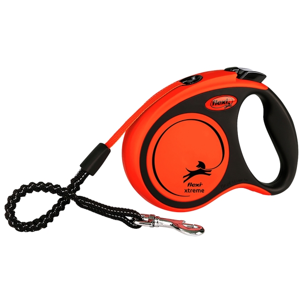 Flexi-riem Xtreme oranje/zwart