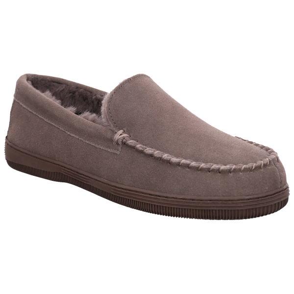 Lamsvacht-moccasin Tesero grijs