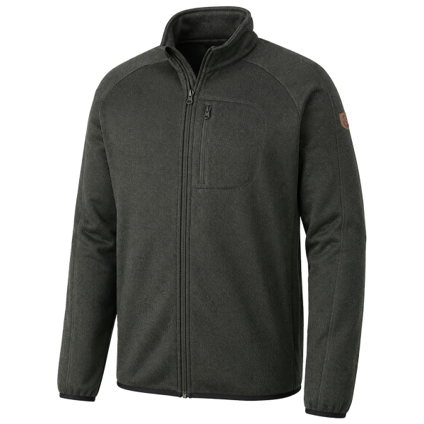 Fleecejas Cedar donkerolijf/zwart