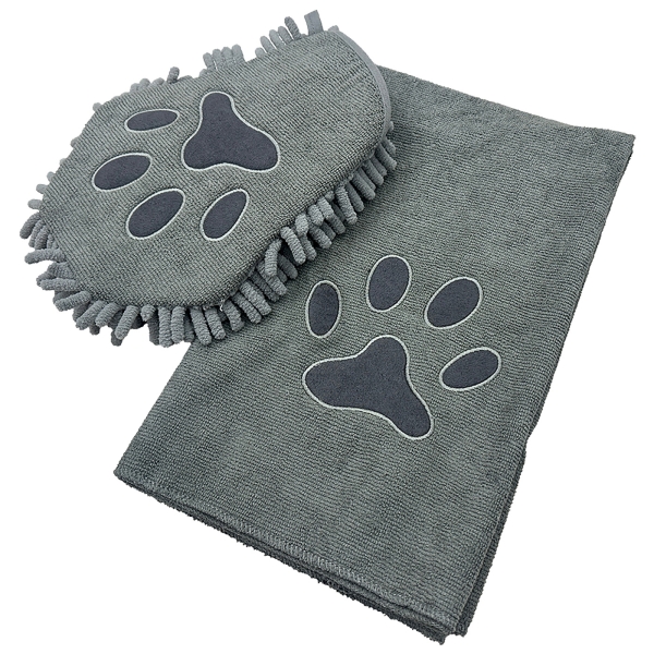Set met handschoen en doekje DRY & CLEAN