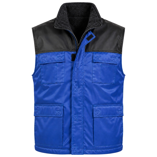 Werkgilet blauw/zwart