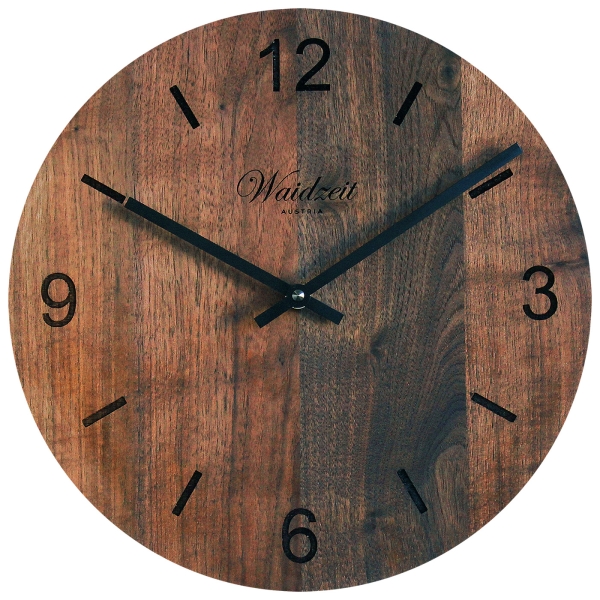 Wandklok Tempus Walnoot