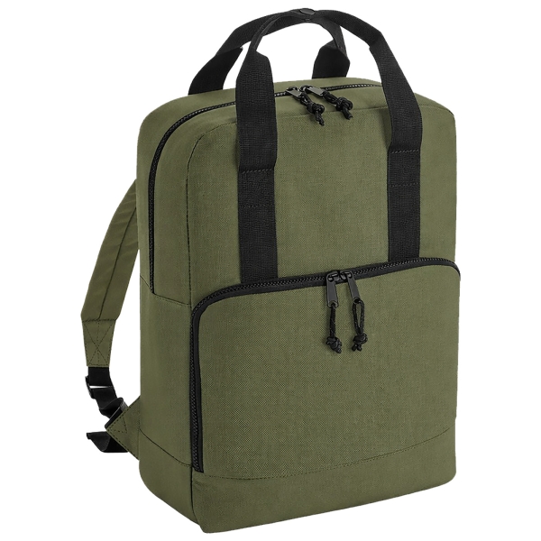 Rugzak met koeltasfunctie olijf/zwart