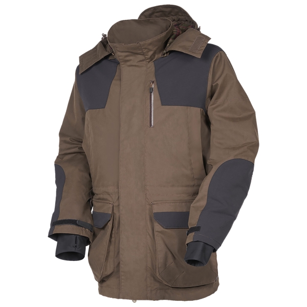 Dames overgangsjas Cordura Highland 2.0 bruin/zwart