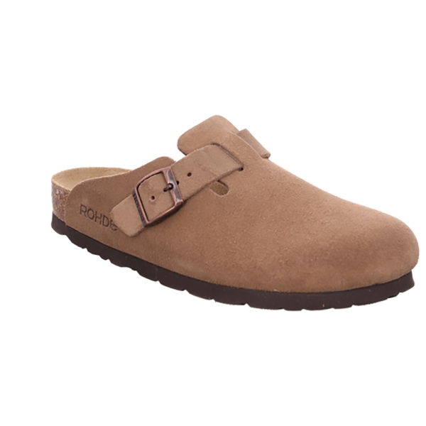 Damesclog van suède Alba beige/bruin