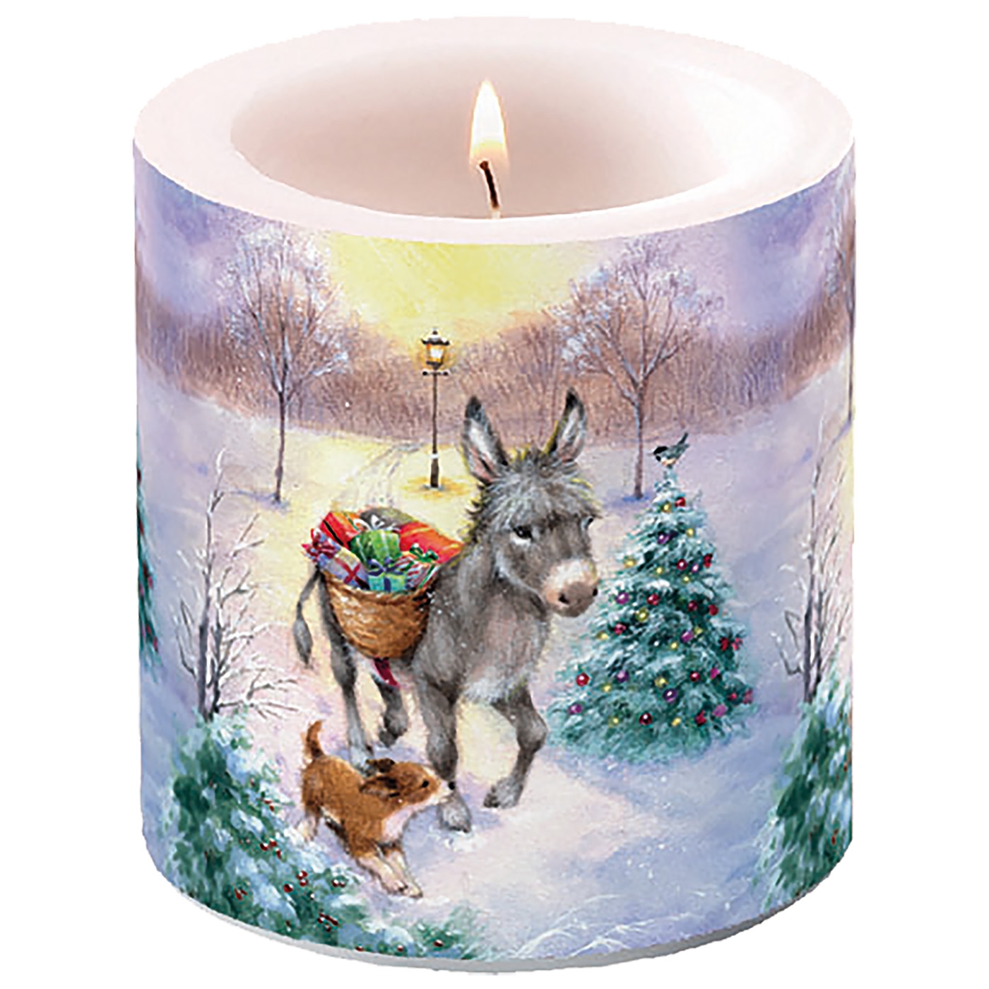 Bothy Threads Kruissteekset Kerstmis Ezel, 26x26cm, XHD39, telpatroon