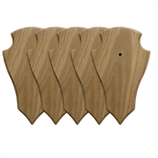 Hoornplank spits voor ree 19 cm x 12 cm licht 5-pak