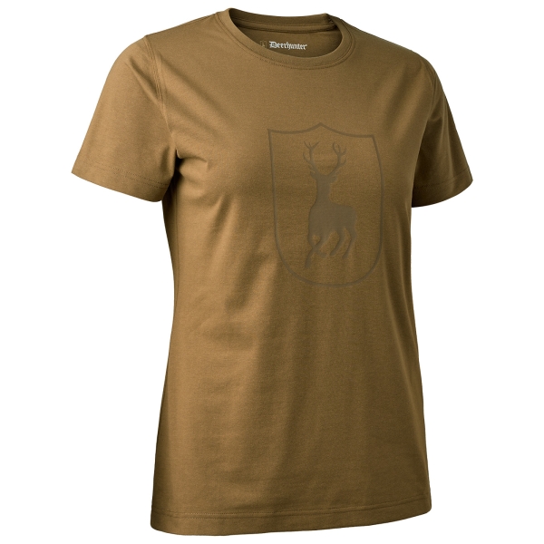 Dames Logo T-shirt beige