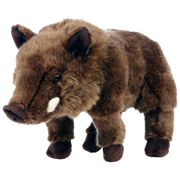 Pluche knuffel wild zwijn