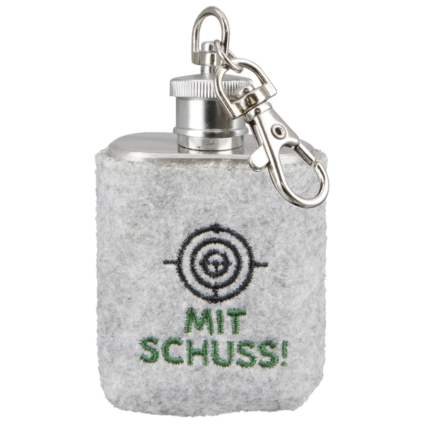 Sleutelhanger "Met schot!"