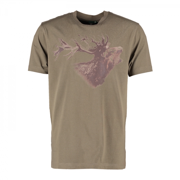 T-shirt Roaring Deer olijf