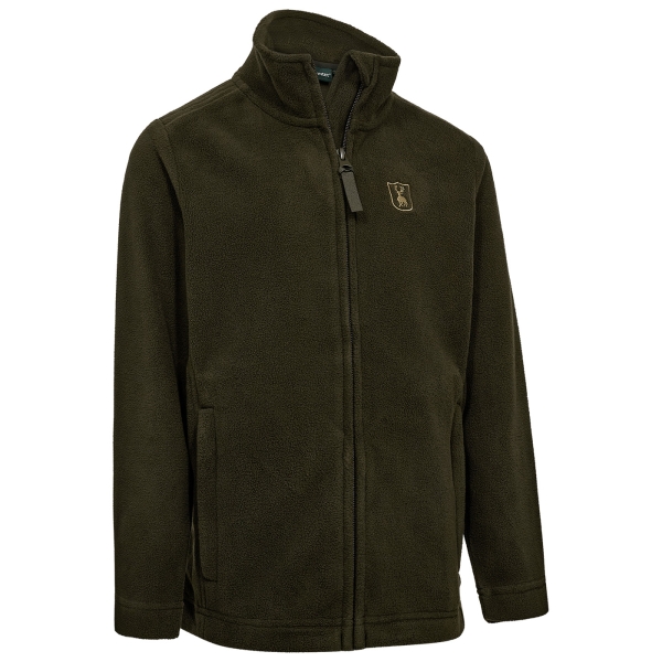 Kinder fleecejack Atlas Licht olijf