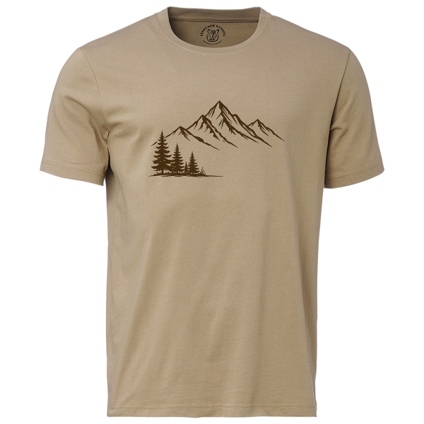 T-shirt Mountain Forest beige/bruin