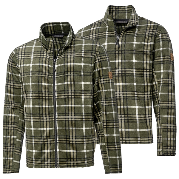 Controle fleece item in een verpakking van 2 (ST5001+ST5002) olijf/bruin/beige