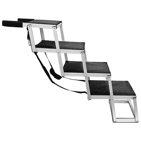 Aluminium opvouwbare trap, 4 treden