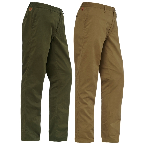 Chino-broek in een 2-pack (ST4008 olijf + ST4009 kaki)
