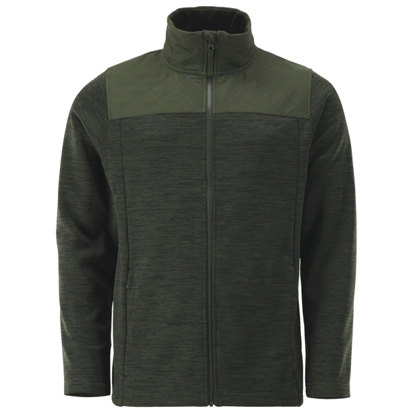 Fleecejas olijfgroen/groen