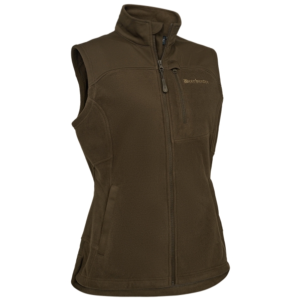 Dames fleece vest Muflon Pro olijf