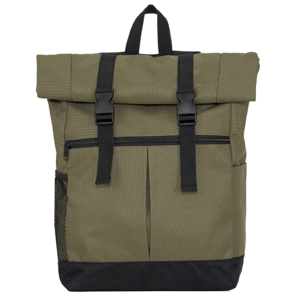 Roll rugzak olijf/zwart