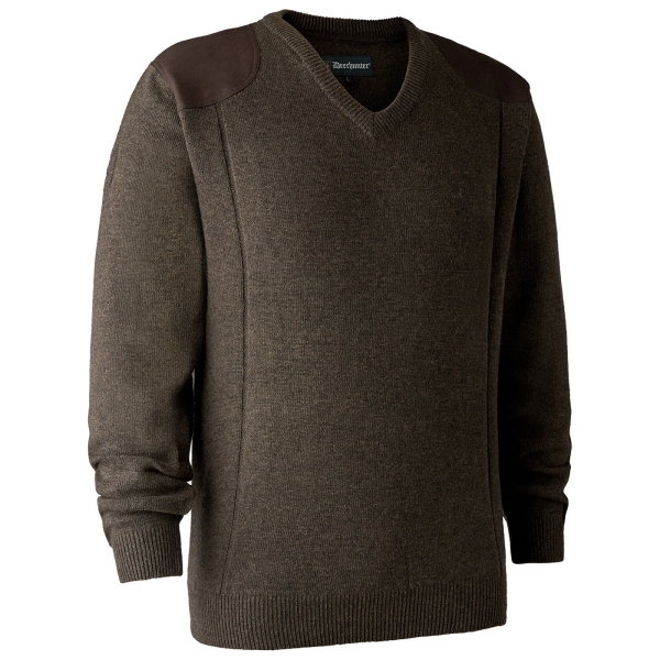 Gebreide trui Sheffield bruin