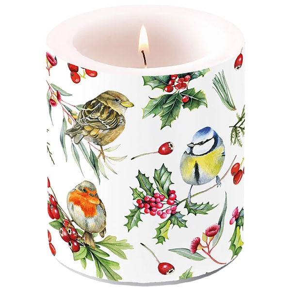 Kaars ‘Vogels in de winter’