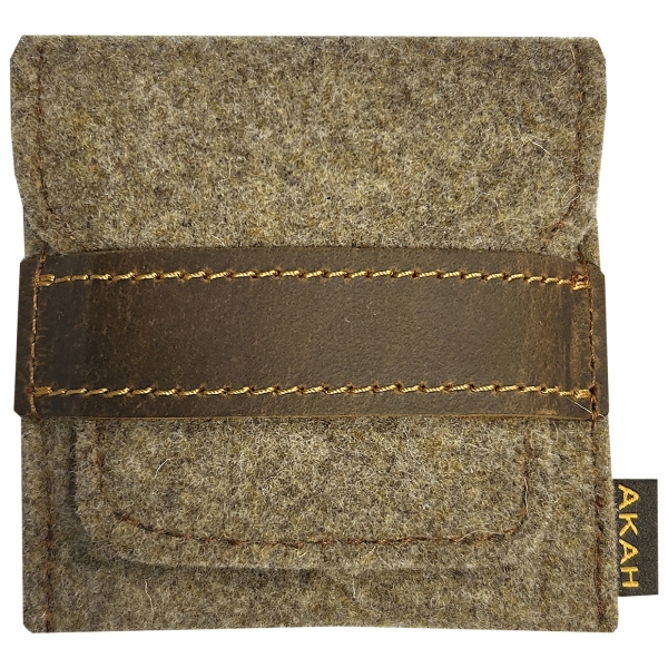 Vilt patroonhouder bruin