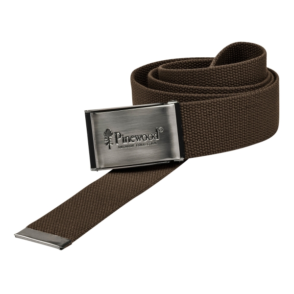 Canvas riem bruin