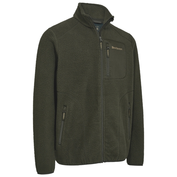 Fiber bontjas Atlas olijf