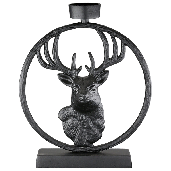 Theelichthouder Hert in Cirkel