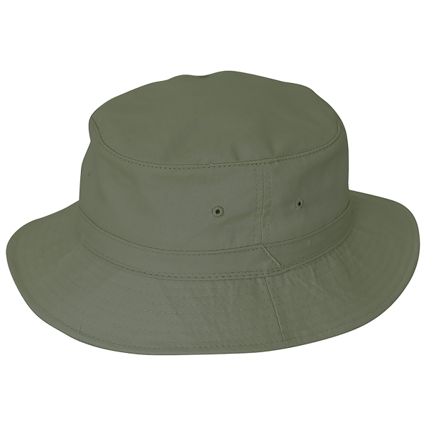 Vrijetijdshoed van katoen met UV-bescherming 50+ olijfgroen