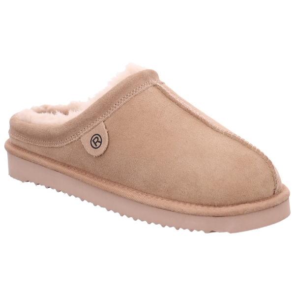 Damesklomp van lamsvacht Soazza beige
