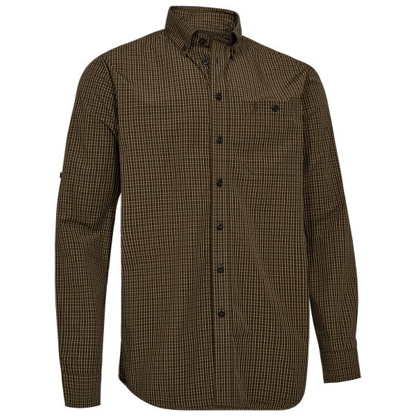 Raynor geruit overhemd olijf