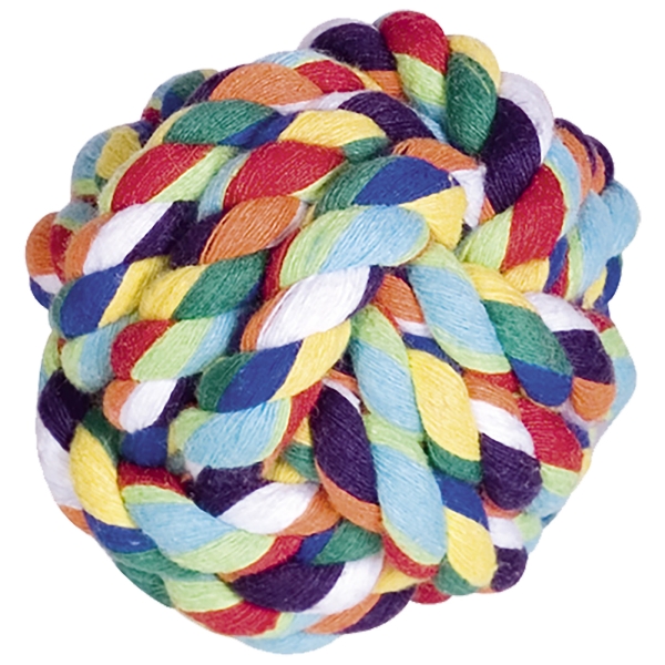 Speeltouw met gekleurde bal