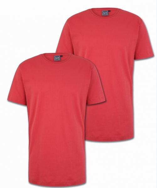 Dubbelpak T-shirts rood