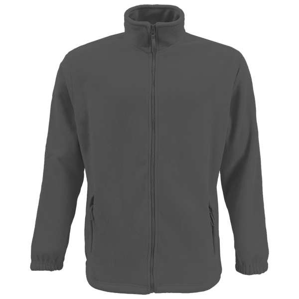 Fleecejack Noord donkergrijs