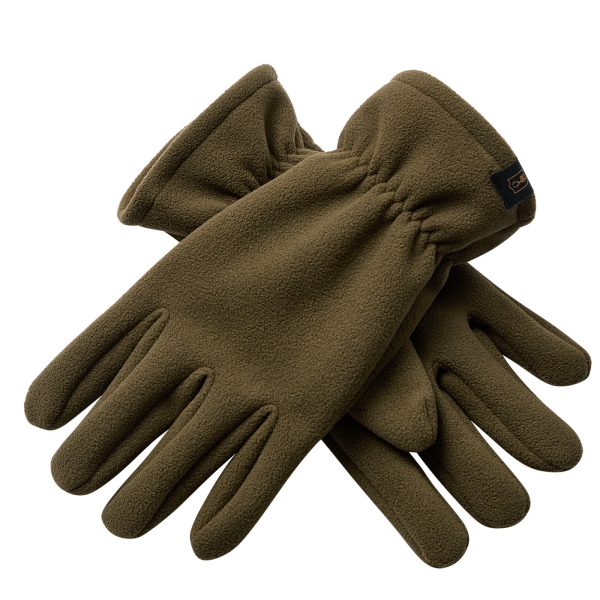 Fleece handschoenen olijf
