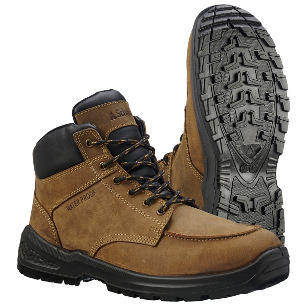 Performance halve laars Arnsberg waterdicht lichtbruin/zwart