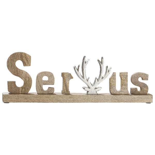 Houten letters Servus
