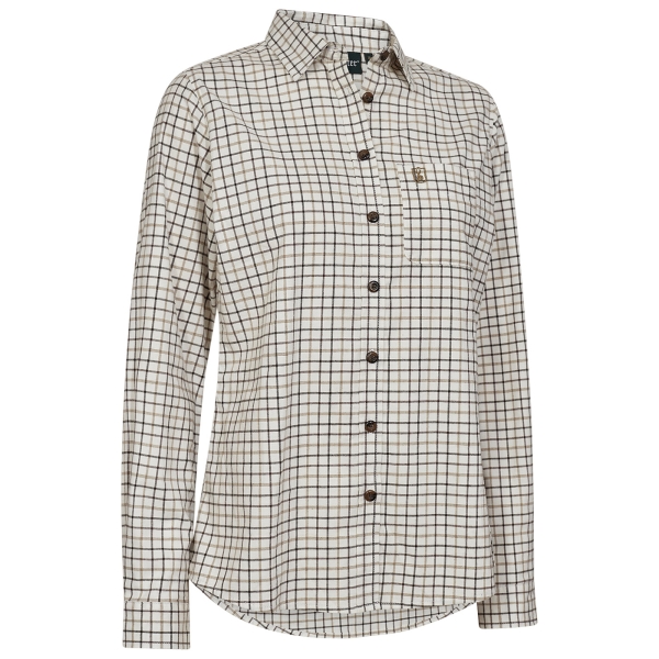 Dames blouse Lady Grace beige/bruin