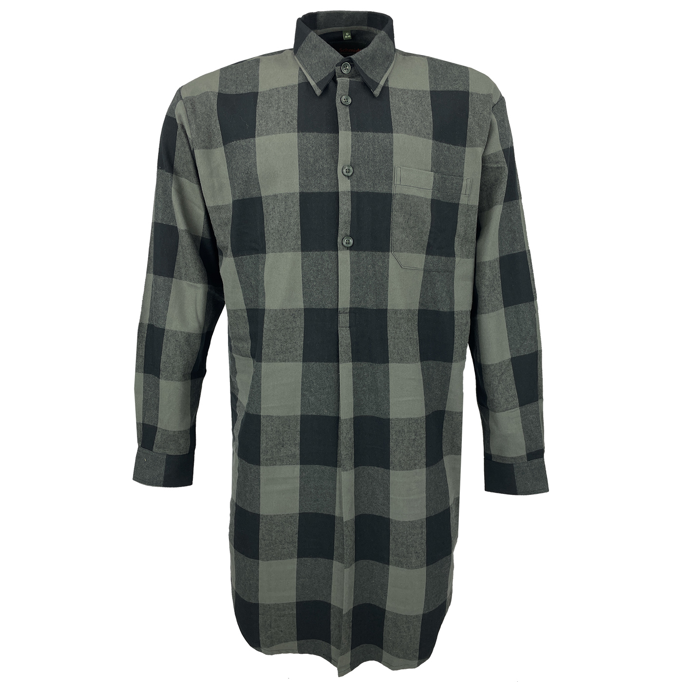 Flanellen overhemd olijf/zwart | Overhemden & Blouses | Kleding